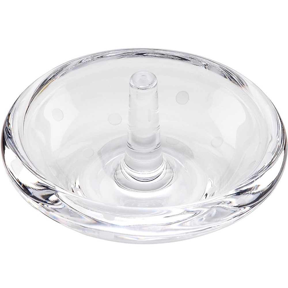 NWT NIB kate spade new york Larabee Dot Ring Holder, Clear